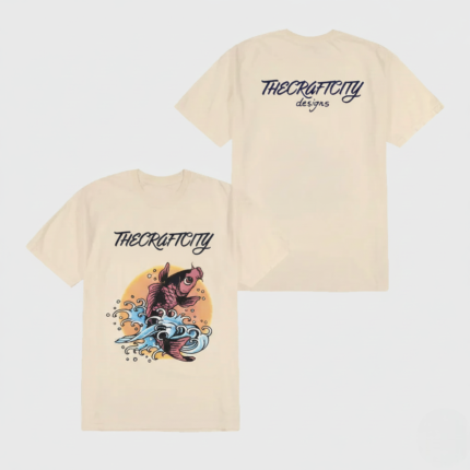 TheCraftCity Premium T-Shirt With Unique Street Art Design and Edgy Unisex Style